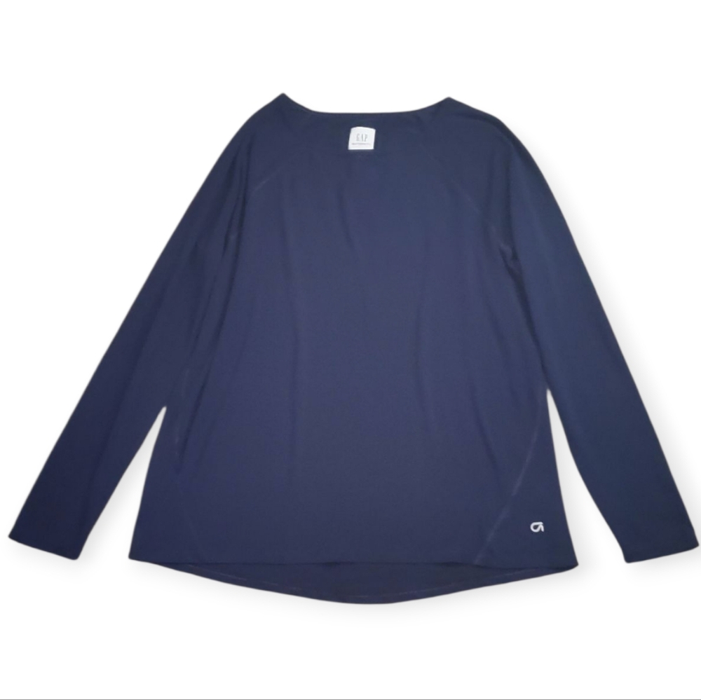 GAP Maternity Navy Long Sleeve Shirt